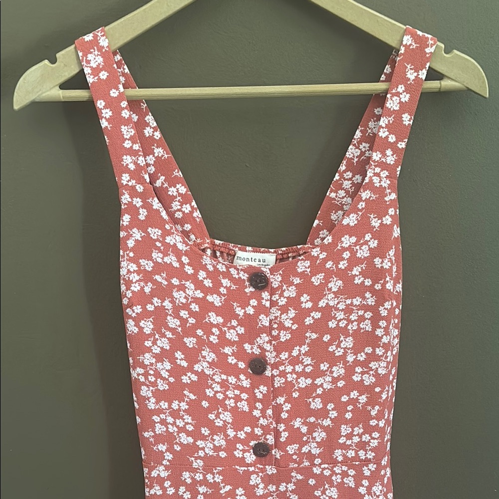 Monteau Floral Ruffled Maxi Sundress - Picture 3 of 7